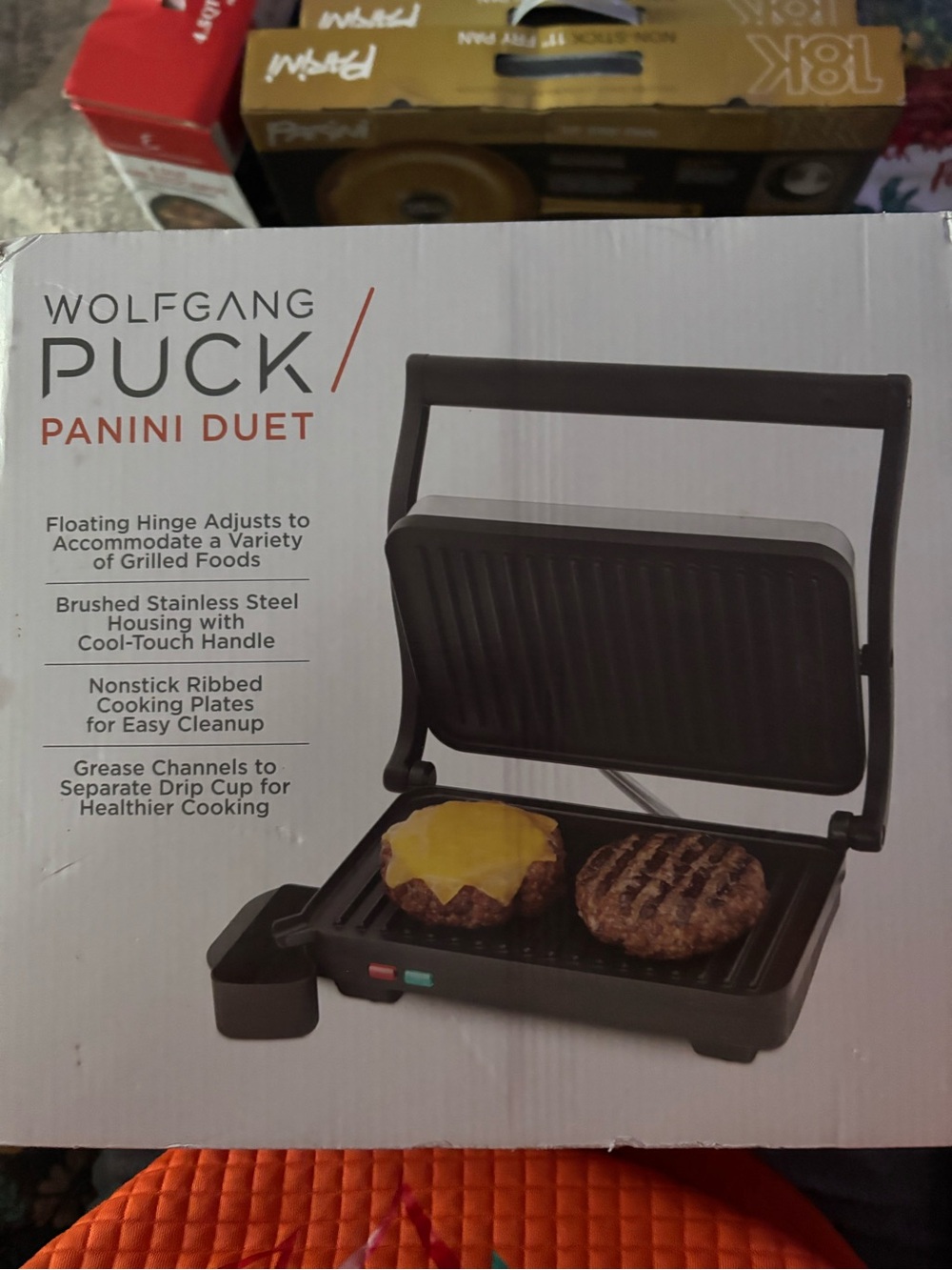 Wolfgang Puck Panini Duet Electric Grill – Black